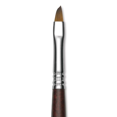 Escoda Prado Tame Synthetic Brush - Angular, Short Handle, Size 6
