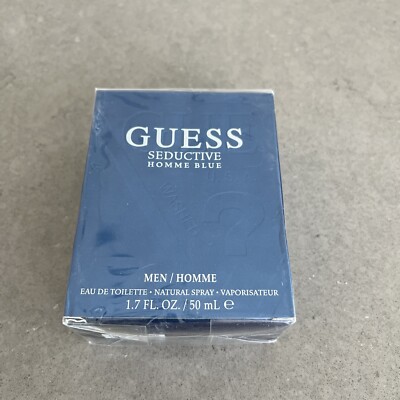 Guess SEDUCTIVE HOMME BLUE Eau De Toilette Spray for Men 1.7oz | Sealed