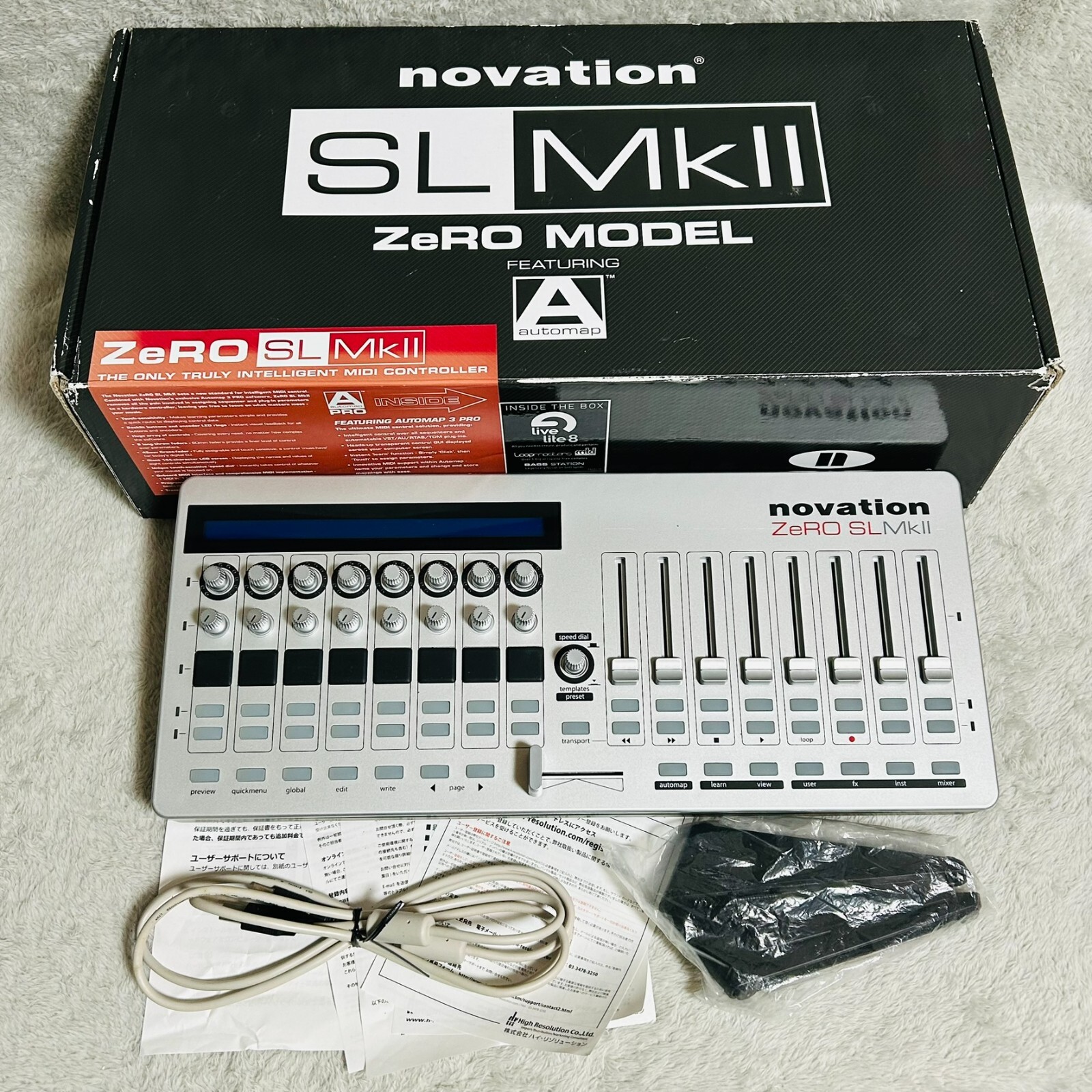 Novation ZeRO SL MkII MIDIコントローラー Novation Zero SL MkII Advanced USB MIDI Control Surface