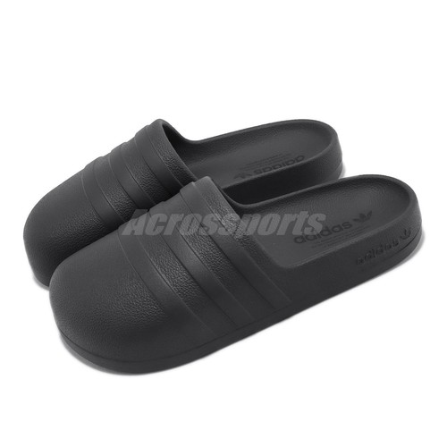 adidas Originals AdiFOM Adilette Черные мужские сандалии унисекс без шнуровки HQ8753