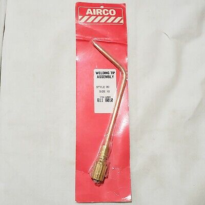 Airco Size 10 Style 80 Welding Brazing Torch Tip Fits 800 Series Handles Concoa