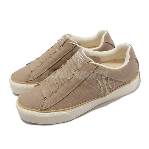 

Женские повседневные туфли без шнуровки Royal Elastics Icon V Canvas Brown Khaki 90431-700, Коричневый, Icon V