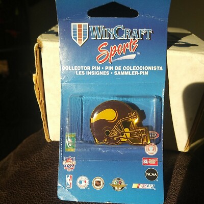1997 Minnesota Vikings Helmet Pin  - by Wincraft - NIP - Brad Johnson QB RARE 