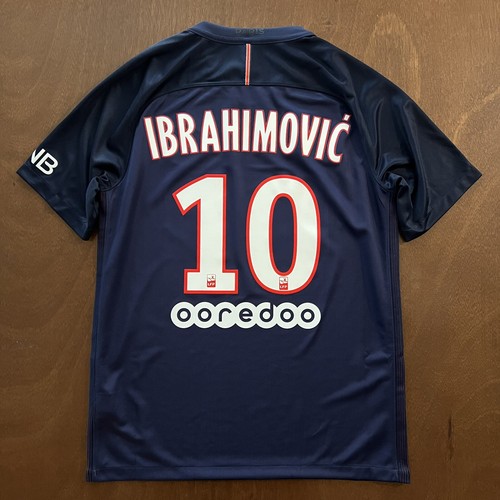 Nike Paris Saint-Germain Ibrahimović 10 Zlatan Ibrahimovic #10 PSG 2015-16 Nike White Away Jersey