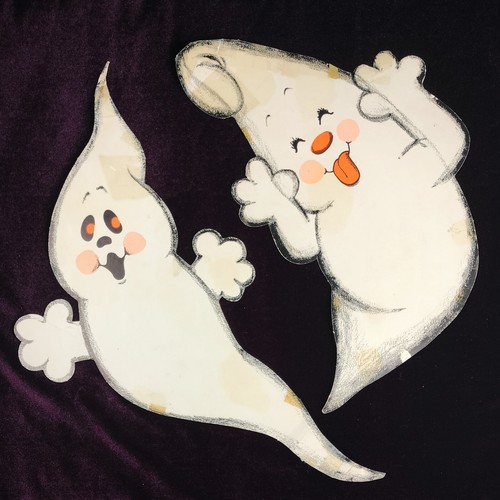 Vintage 70s Cute Ghost Cutout DieCuts- Glow In The Dark 2