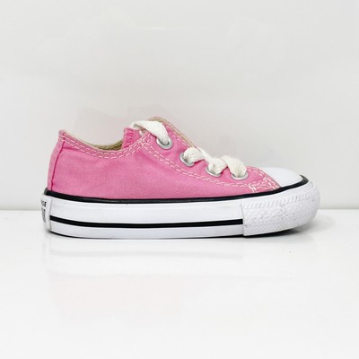 Converse Girls Chuck Taylor All Star OX 7J238 Розовые повседневные кроссовки, размер 4