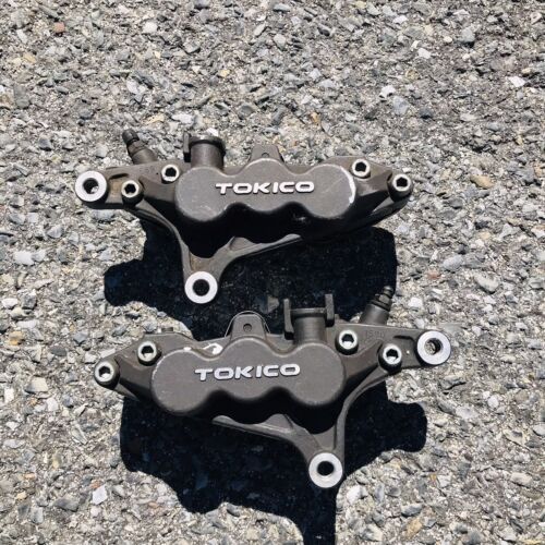 Kawasaki ZX9R ZX6R ZRX1100 TOKICO 6 Pot Front Brake Calipers Kawasaki ZX9R ZX6R ZRX1100 TOKICO 6 Pot Front Brake Calipers