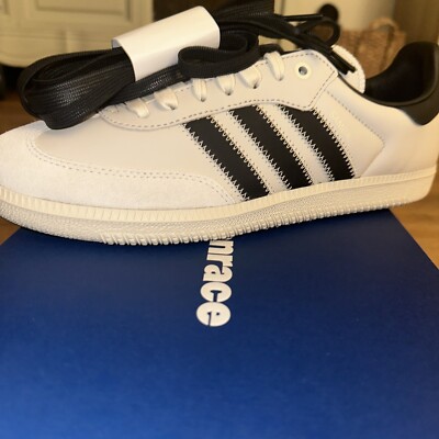 Size 10 - adidas Pharrell x Samba Human Race Aluminium Black