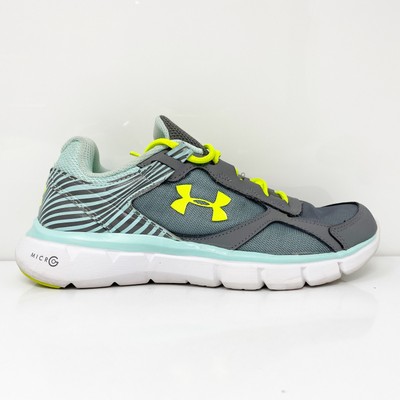 

Кроссовки для бега Under Armour Girls Micro G Velocity 1258762-040 Серые Кроссовки 5,5 лет, Серый, Micro G Velocity