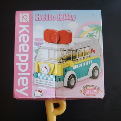 New! - Hello Kitty - Mini Bus - Building Blocks Set - Keeppley - Sanrio License 