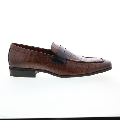 Bruno Magli Mineo MB1MINE9 Мужские коричневые мокасины и слипоны Penny Shoes