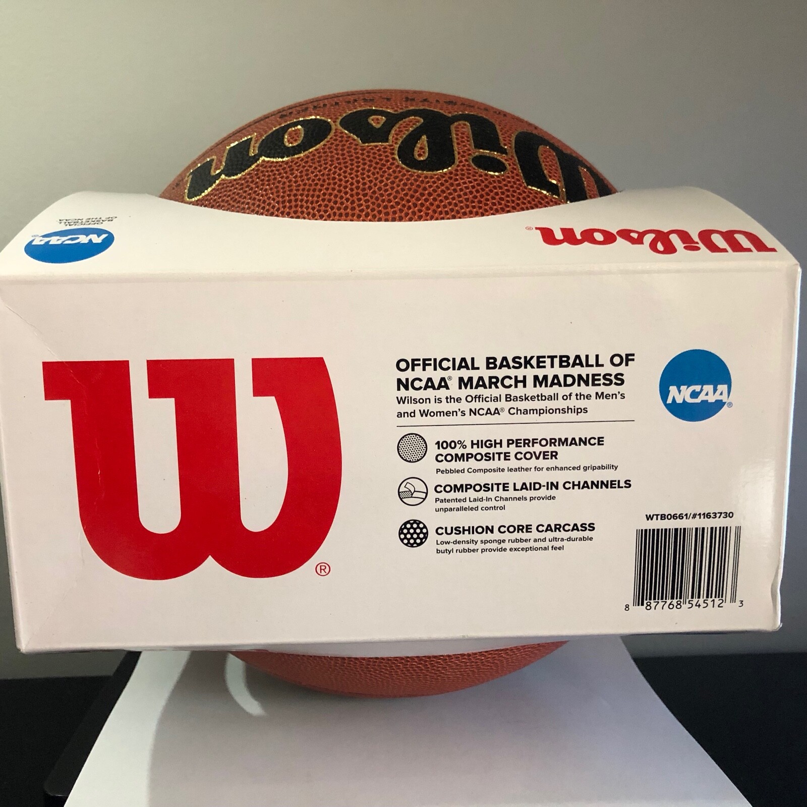 Wilson NCAA High Performance Game Ball 29.5 Official Indoor and Outdoor