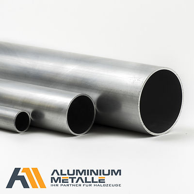 Aluminium Rohr Alu AlMgSi05 diverse Abmessungen Rundrohr Profil AW-6060 Alurohr