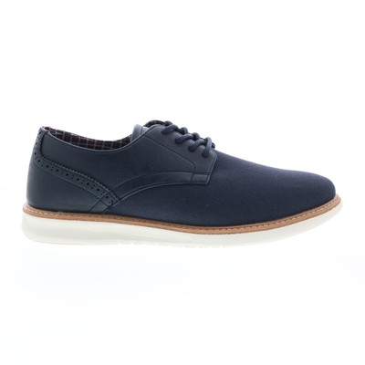 

Ben Sherman Nu Casual Plain Toe BNMF20009 Мужские синие парусиновые оксфорды, Синий, Ben Sherman Nu Casual Plain Toe