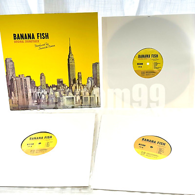 BANANA FISH Original Soundtrack 3 LP Vinyl Record ANIME ANIPLEX Limited ED JAPAN