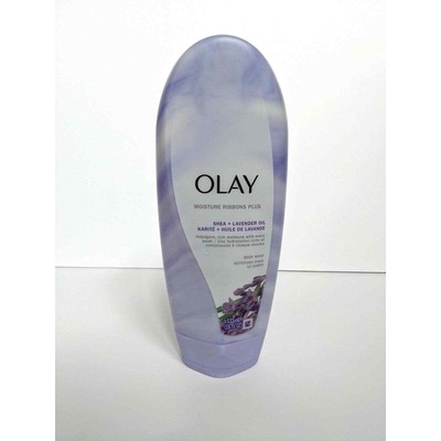 NEW Olay Moisture Ribbons Plus Shea + Lavender Oil Body Wash, 18 oz