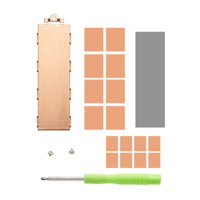 Ssd Heat Sink Powerful Active Cooling 2280 Ngff M.2 Nvme Laptop Ssd Copper