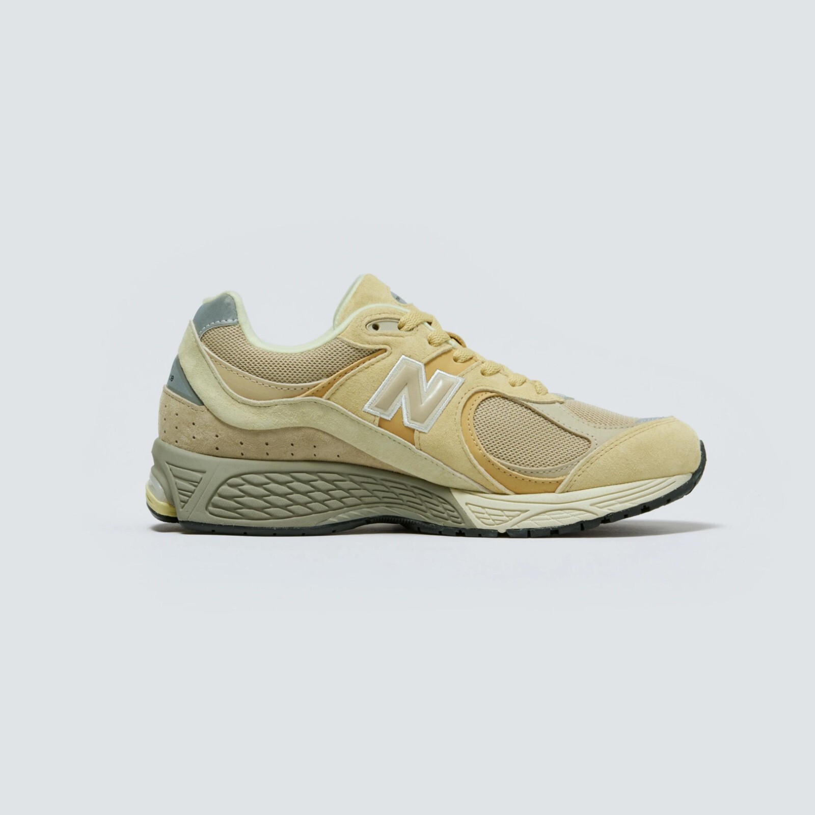 

New Balance x Auralee 2002R Yellow Beige M2002RE1 Мужская обувь Кроссовки, Yellow/beige/white, New Balance 2002R