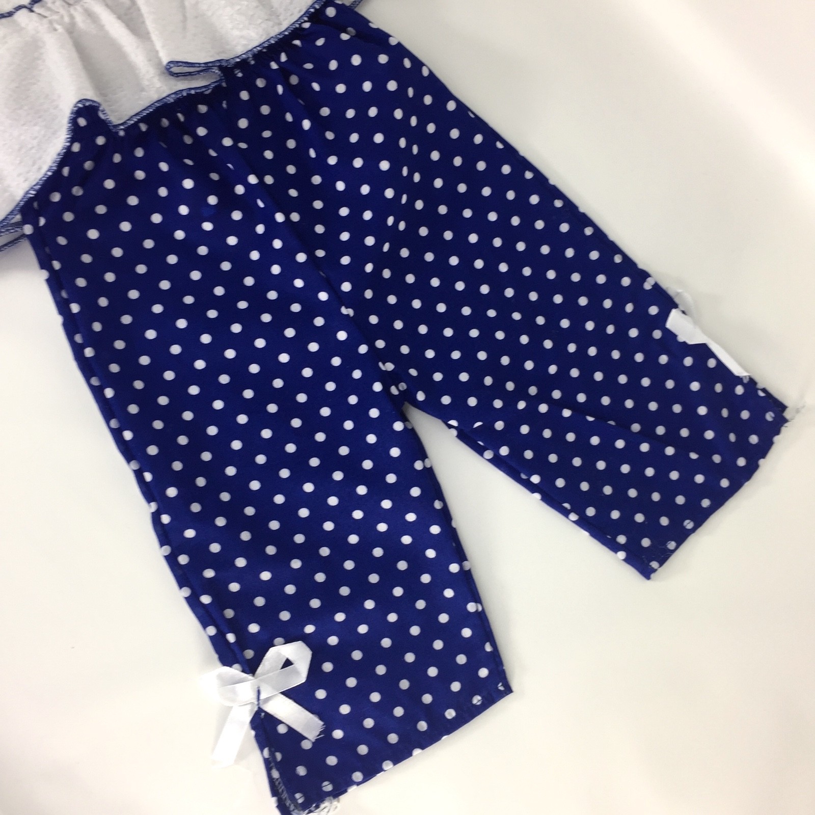 New Coney Isle Set Size 2T Sleeveless Top Polka Dot Capri Pants Girls Toddler