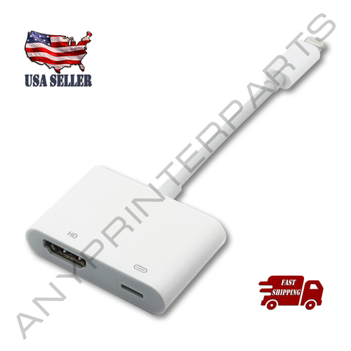 Sonilco 8 Pin to HDMI Digital Adapter 1080P HDMI Cable For Apple iPad iPhone