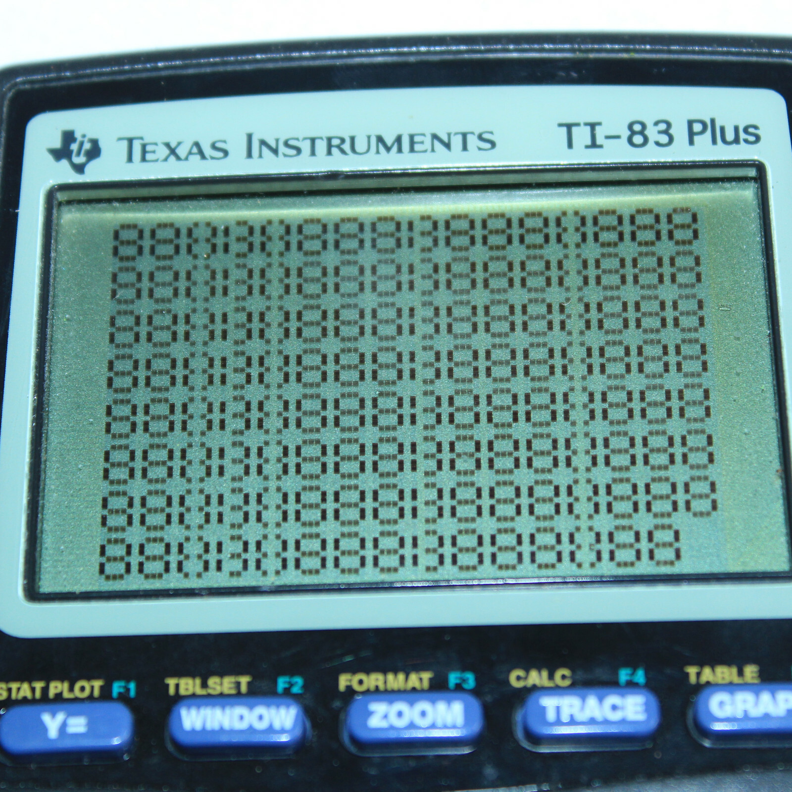Texas Instruments TI-84 Plus Graphing Calculator - WORKS OKAY BUT HAS STREAKS