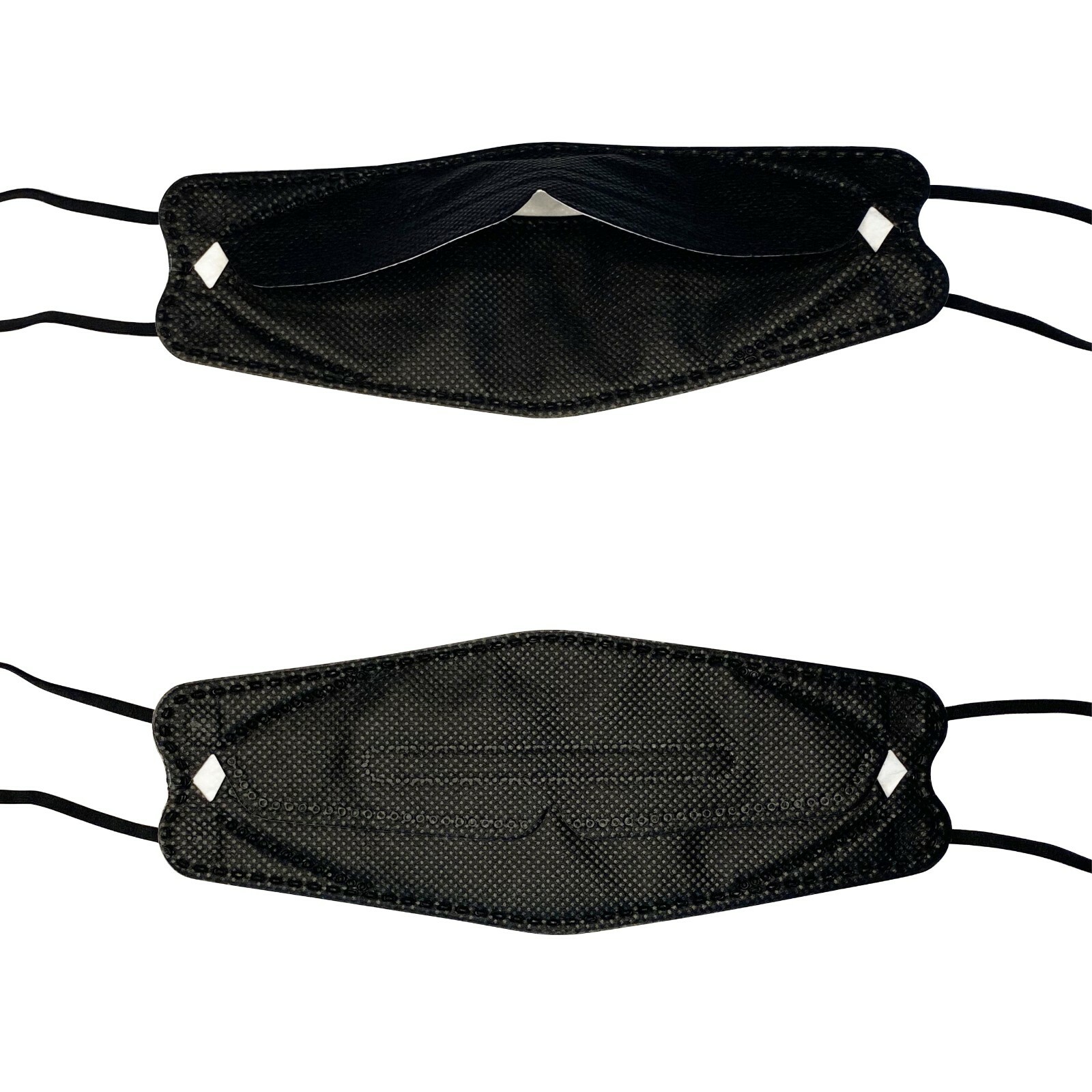 2 PCS KF94 BLACK Protective Safety Face Mask 4 Layer Adult Made in Korea