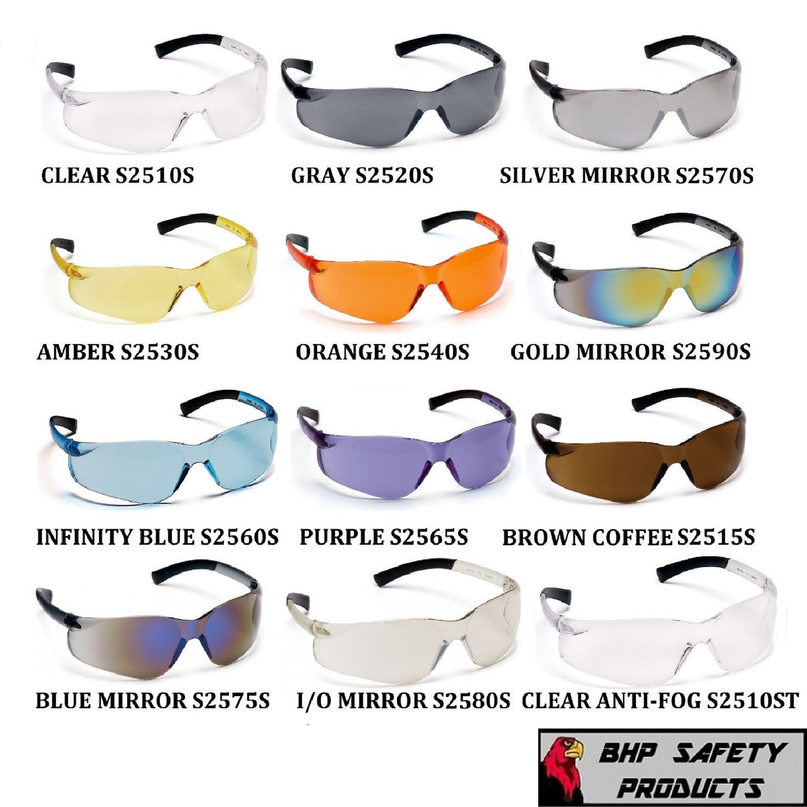 PYRAMEX ZTEK SAFETY GLASSES ANSI Z87.1+ COMPLIANT CHOOSE PYRAMEX ZTEK SAFETY GLASSES ANSI Z87.1+ COMPLIANT CHOOSE