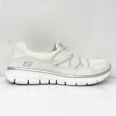 

Skechers Womens Memory Foam Fashion 11793 Белые кроссовки Кроссовки Размер 10, Белый, Memory Foam Fashion