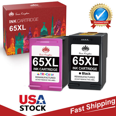 65 XL 65XL Ink Cartridge For HP Deskjet 2600 2652 2636 ENVY 5010 5052 5055 LOT