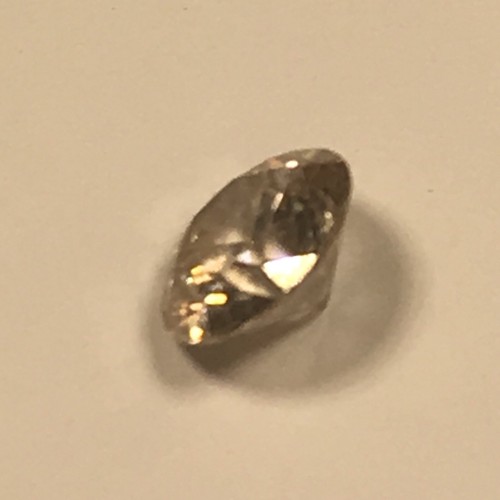 1/2 Carat .53 ct Loose Round Cut Brilliant Diamond I-1 clarity C3 Cognac Color
