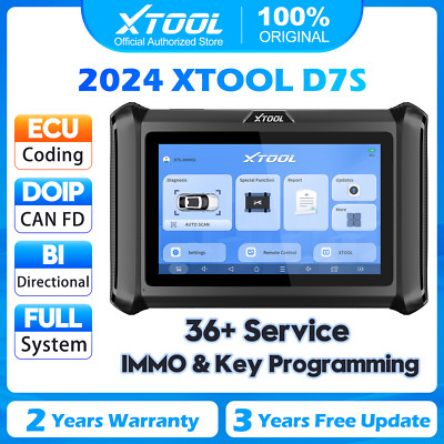XTOOL D7S Auto Bidirectional Full System Car Diagnostic Scanner K=Y Coding TOOL