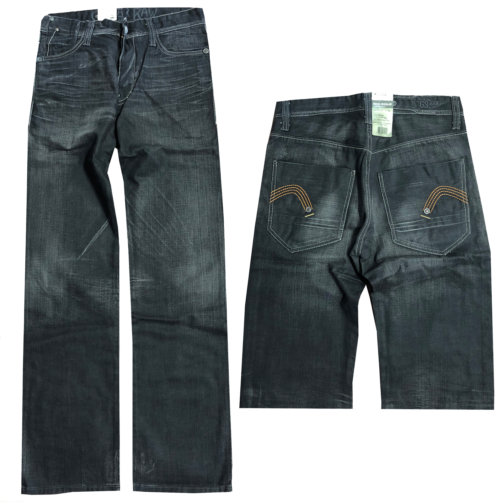 G-Star Reese Regular Herren Jeans Hose Straight Leg W29 L32, W29 L34 NEU