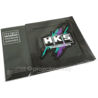 HKS 51003-AK128 HKS Premium Goods Splash Logo Embroidered Patch Genuine Part 