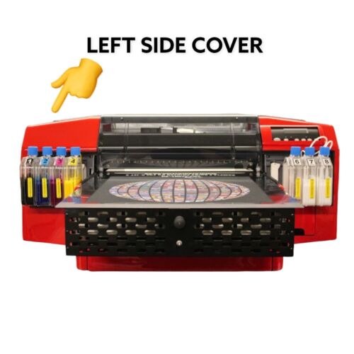  R-Jet 5i DTG Garment Printer ""Parts"" Left Side Red Plastic Cover Used  