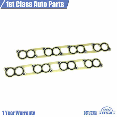 2pcs Engine Intake Manifold Gasket Set For Ford E-350 F-250 Super Duty Excursion