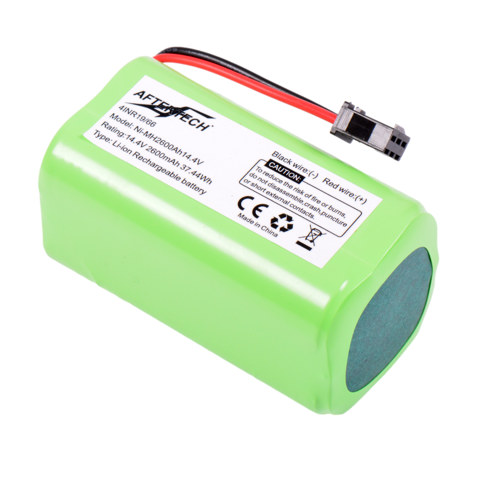 Pacco Batteria 14,4V 2600mAh Batteria Li-ion ECOVACS DEEBOT ROBOVAC LEFANT E3E6
