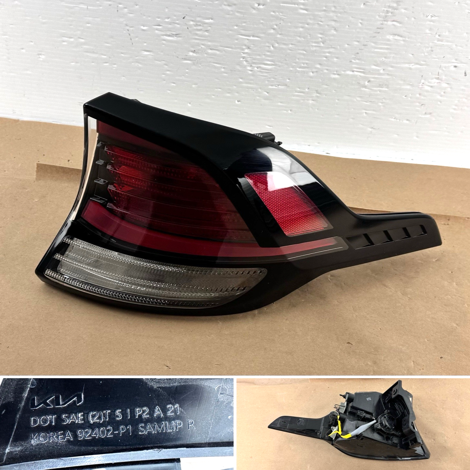 2023 2024 KIA SPORTAGE HYBRID TAIL LIGHT HALOGEN W/O LED RIGHT OEM