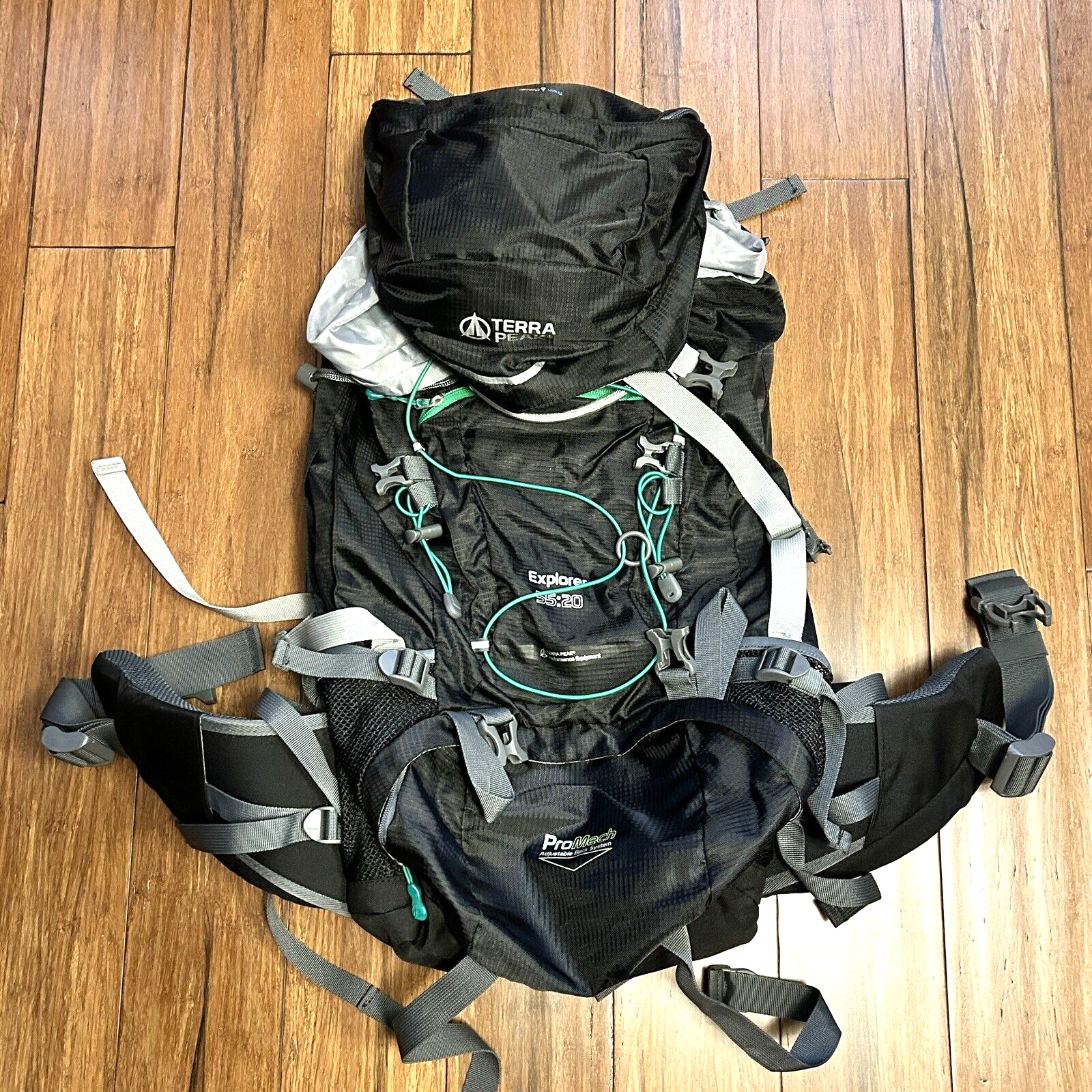 TERRA PEAK Backpacking black Backpack Hiking Backpack explorer 55 20 pro mech eBay