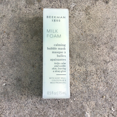 Beekman 1802 Milk Foam Calming Bubble Mask MINI .5oz, 15ml