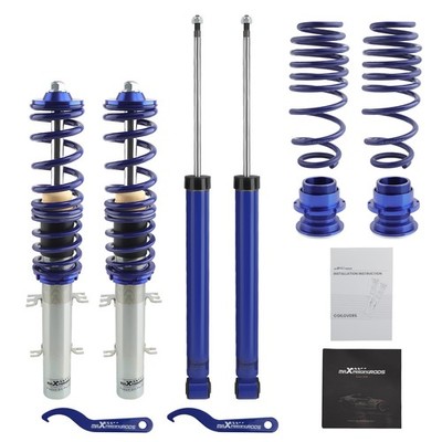 Coilover for VW Golf IV MK4 1J1 FWD Adjustable Suspension Coil Spring Shock
