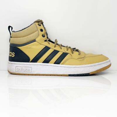 

Adidas Mens Hoops 3.0 Mid H03636 Желтые повседневные кроссовки Размер 13, Желтый, Hoops 3.0 Mid