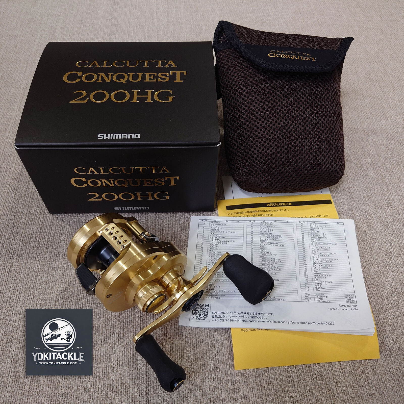 Shimano 21 CALCUTTA CONQUEST 200HG RIGHT Casting Reel Shimano 21 CALCUTTA CONQUEST 200HG RIGHT Casting Reel