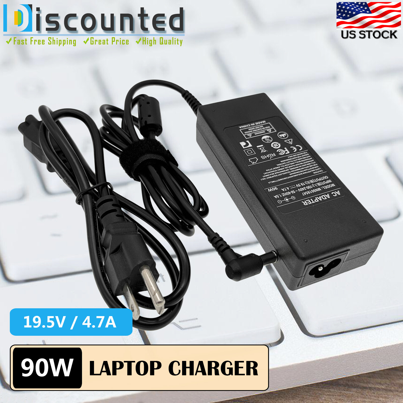 AC Adapter For Samsung LU32J590UQNXZA U32J590UQN LED Monitor