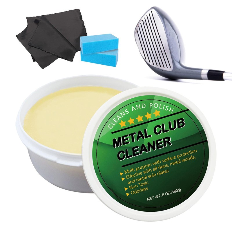 Club Cleaning Kit Iron Drivers Metal Face Grips Polish Brush
