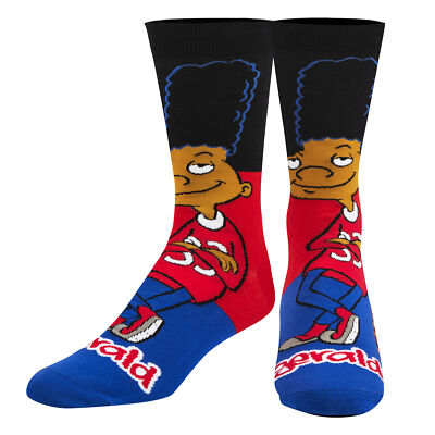 Odd Sox, Gerald, Funny Novelty Socks, Adult, Large