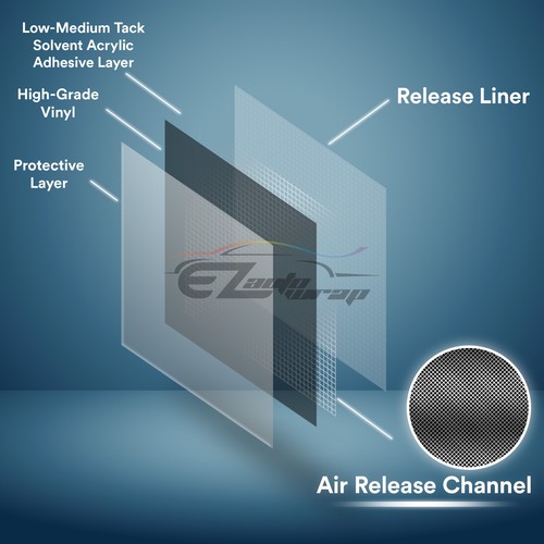 24K Chopped Forged Carbon Fiber Gloss Midnight Green Vinyl Wrap Sticker Decal