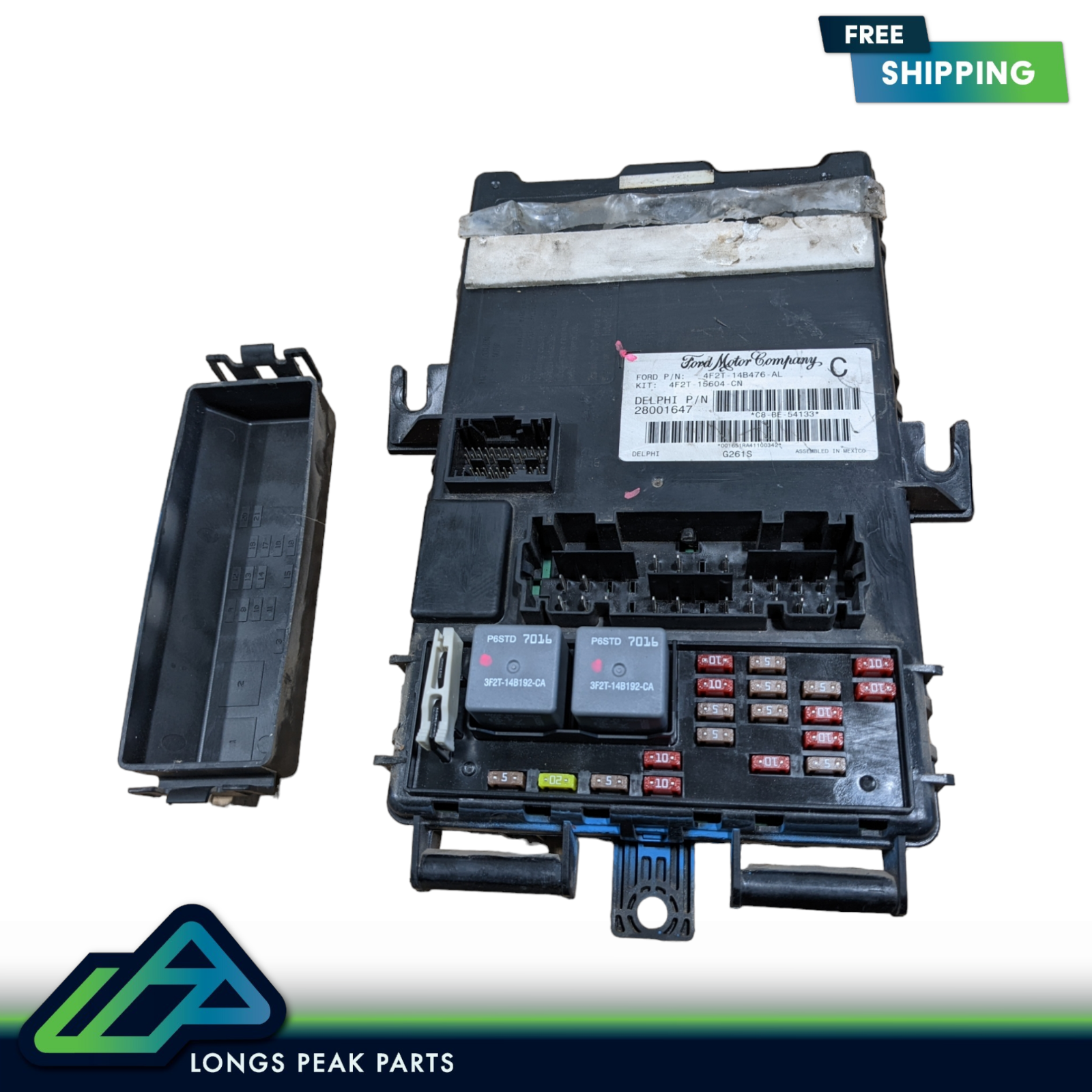 2004 Ford Freestar Multifunction BCM Fuse Box Control Module 4F2T-14B476-AL