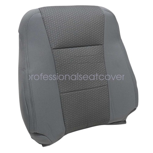 For 2017-2021 Ford F250 F350 F450 Front Driver Passenger Gray Cloth Seat Cover