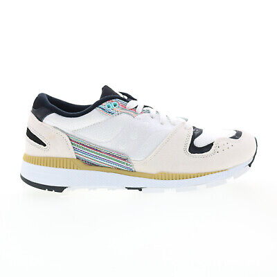Saucony Azura S70514-1 Мужские белые замшевые кроссовки на шнуровке Lifestyle 9