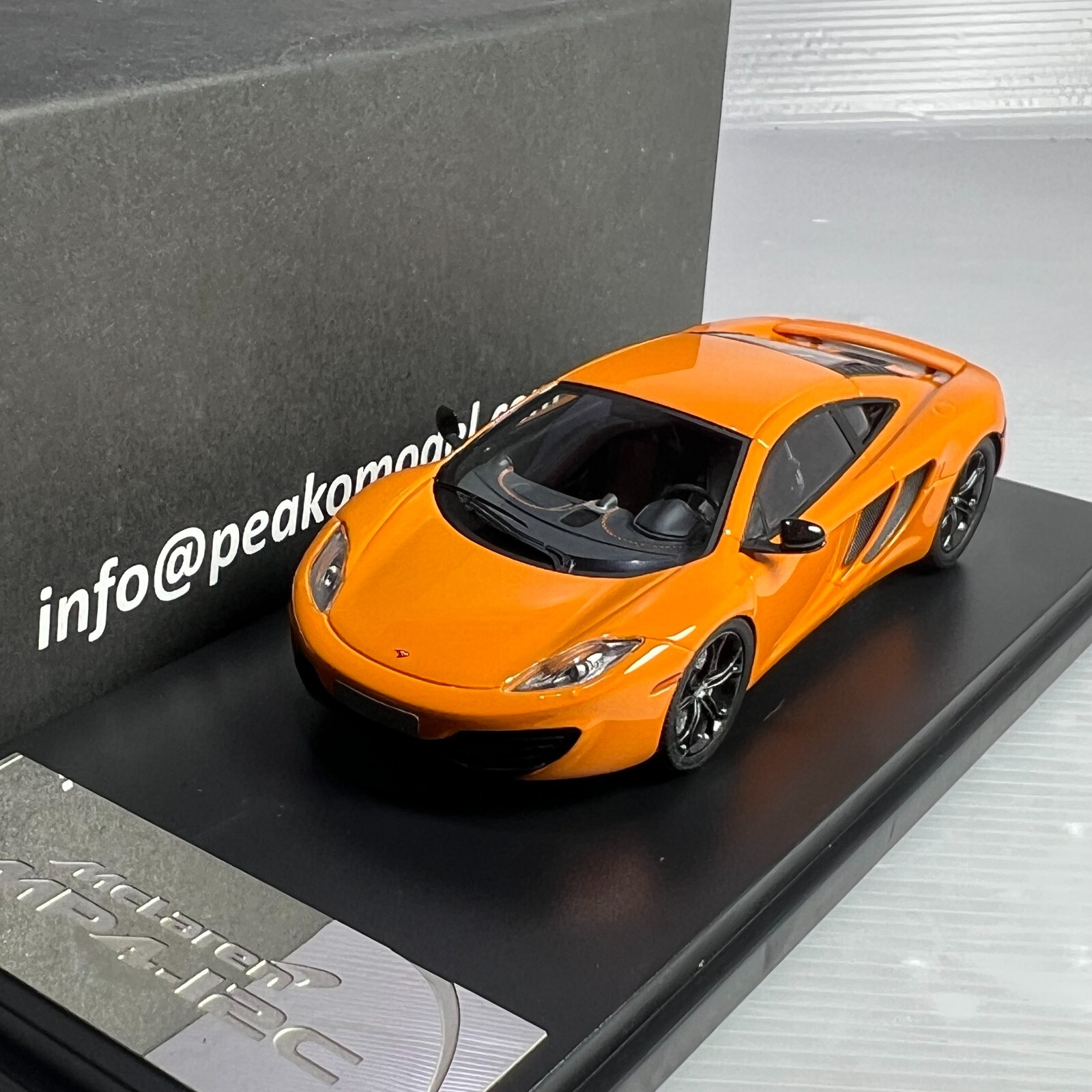 Minicar 1/18 Peako Mclaren Mp4-12C No.42 | eBay